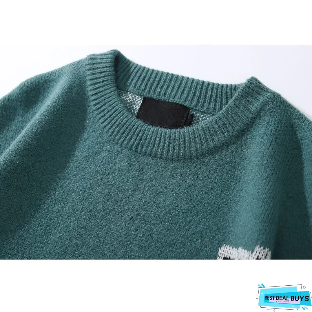 Skeleton Print Sweater