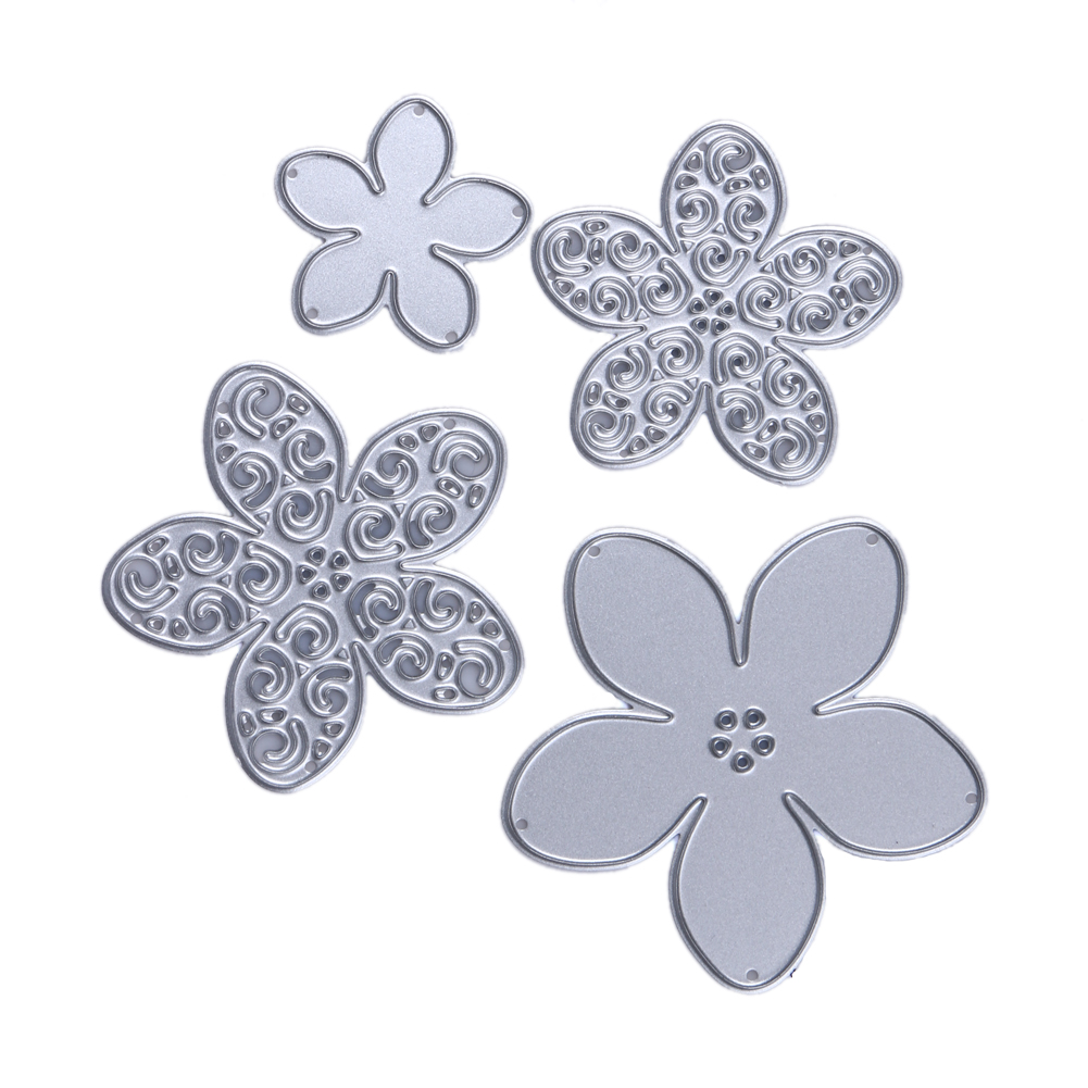 

4pcs Flower - Paper Craft Cutting Dies, 501 Original