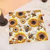 (Pre-Framed)Sunflower Bee-Special Shape Diamond Painting Kit(25x25cm)