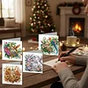 12Pcs Birdcage DIY Diamond Painting Greeting Card Kit for Adults Holiday Gifts