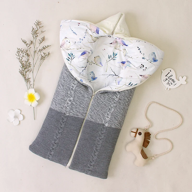 Thickened Zipper Sleeping Bag For 16-24 Inches Reborn Dolls