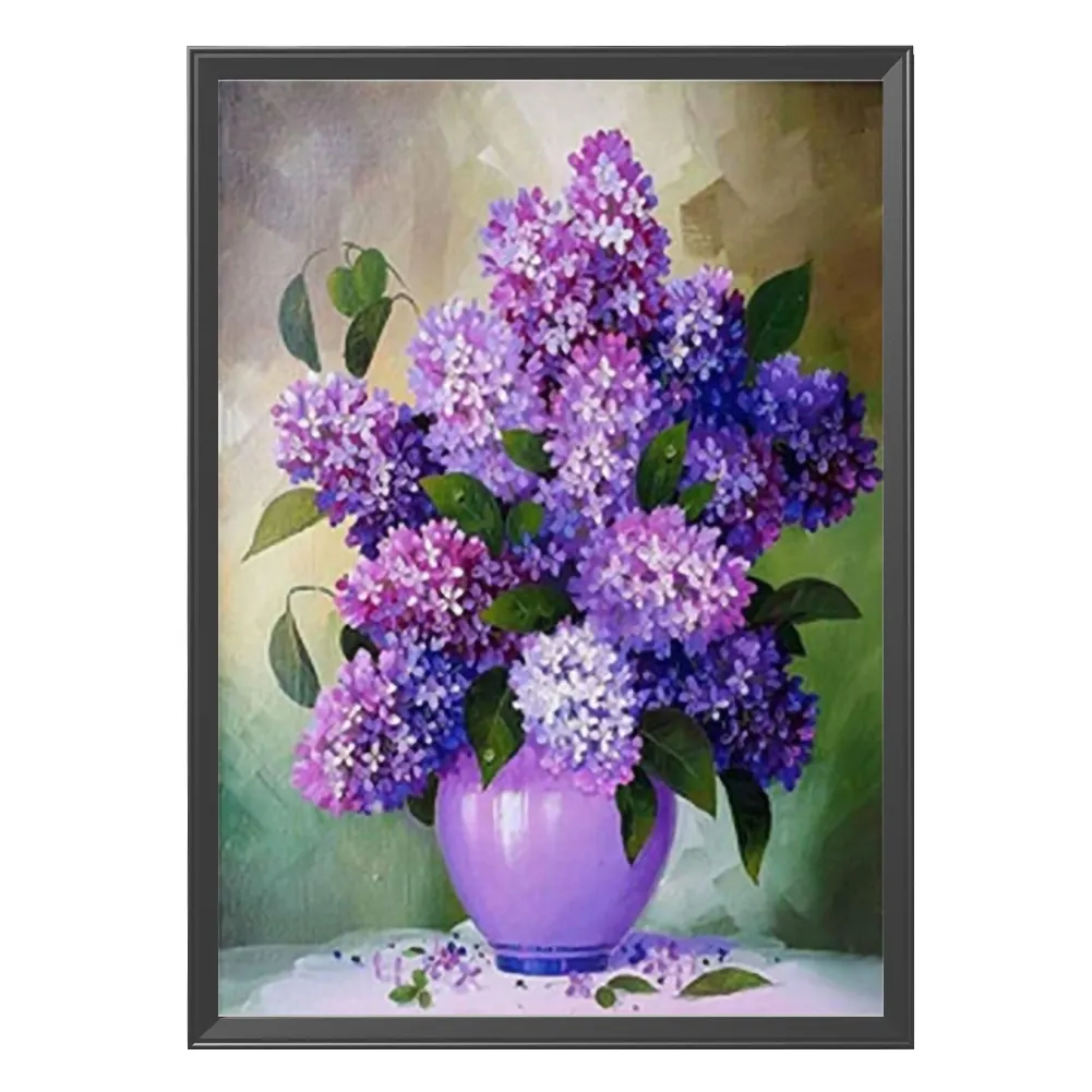 11ct Stamped Cross Stitch - Flower(40*50cm)