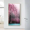 Diamond Painting -DIY Round Drill Pink Flower Tree(85*45 CM)