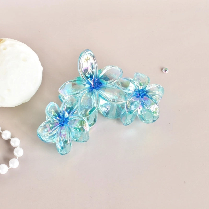 Cute Women’s Flower Plastic Hair Claws