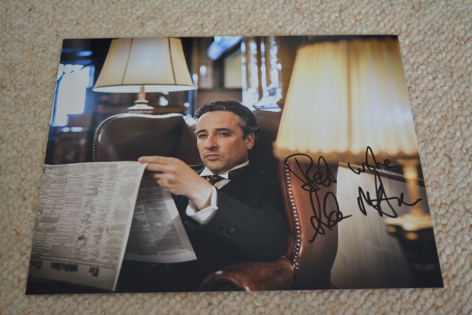 AIDAN MCARDLE signed autograph In Person 8x10 20x25 cm MR SELFRIDGE Lord Loxley