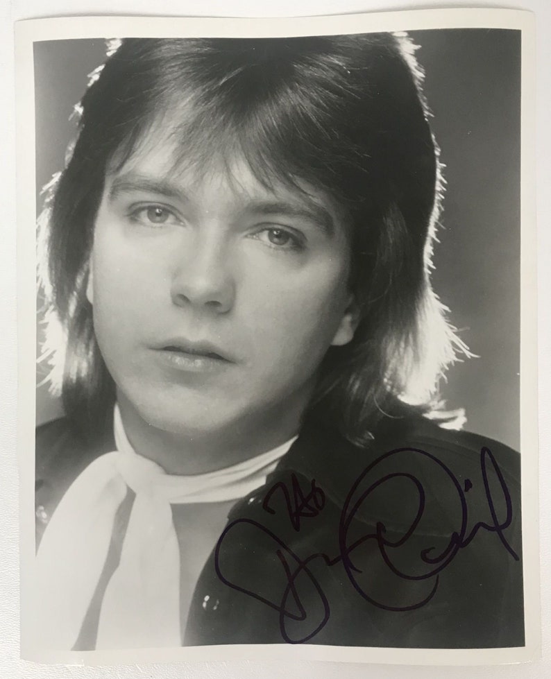 David Cassidy (d. 2017) Signed Autographed The Partridge Family