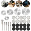 30x Diamond Cutting Disc Saw Blade Tools Grinding Wheel Set for Dremel Rotary
