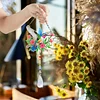 2pcs Flower Bird Diamond Painting Double-sided Crystal Window Suncatcher Craft Set Birthday Gifts Home Garden Decor Hanging Kit