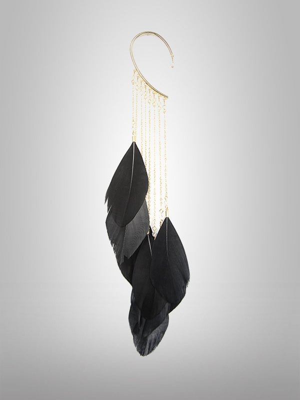 Travel To Bohemia Feather Earrings