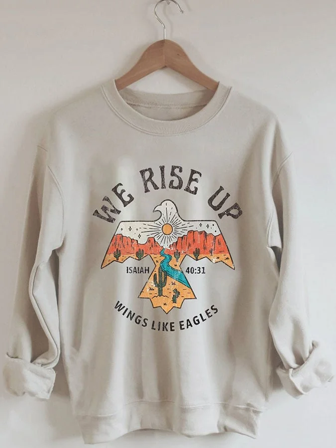 Fashion Print Long Sleeve Sweatshirt