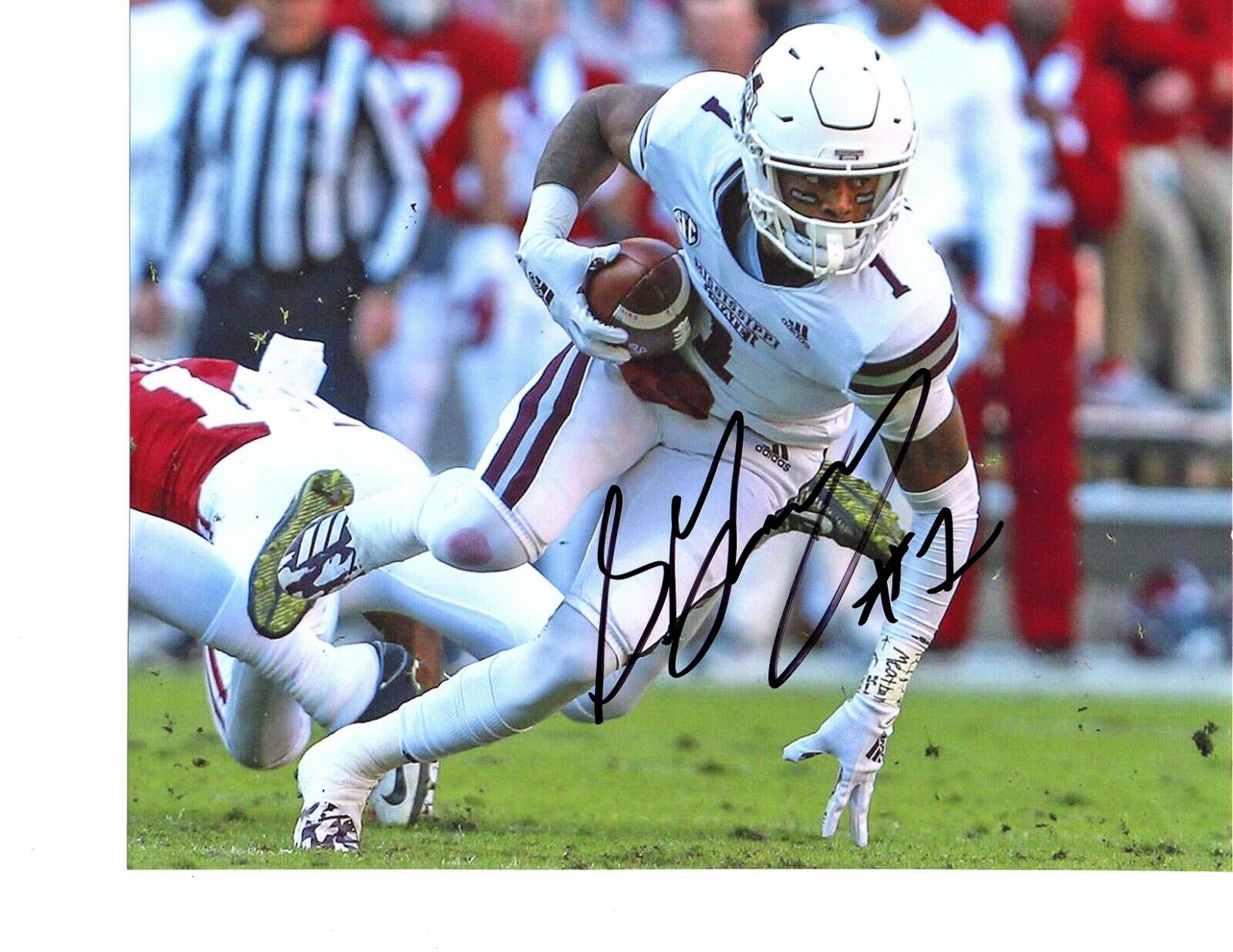 Stephen Guidry Mississippi State Bulldog signed autographed 8x10 football Photo Poster painting