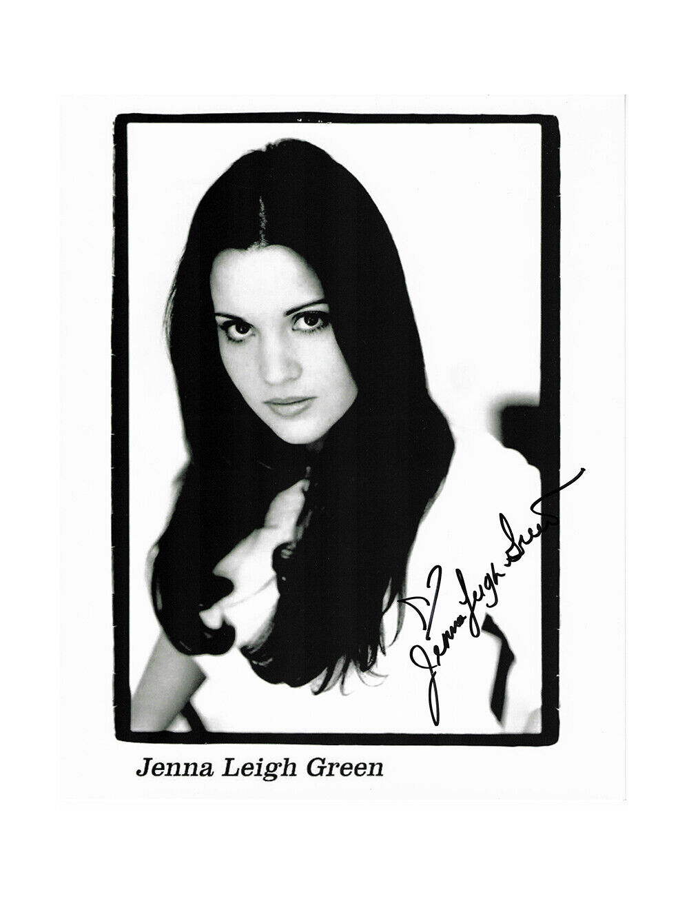 8x10 Print Signed by Jenna Leigh Green 100% Authentic With COA