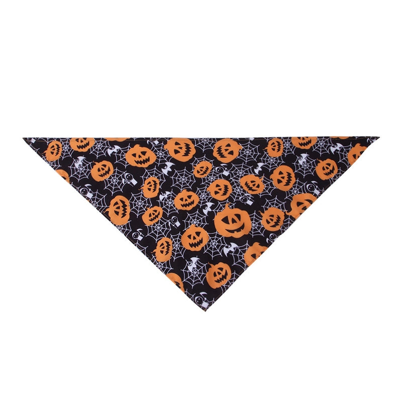 New Popular Halloween Pet’s Saliva Towel Dog Bandana Cat Pet Triangular Scarf Bib