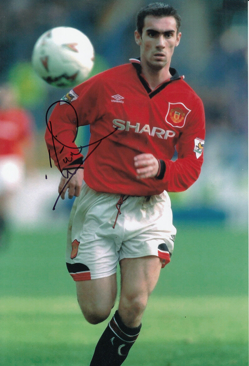 Manchester United Hand Signed Keith Gillespie Photo Poster painting 12x8 1.