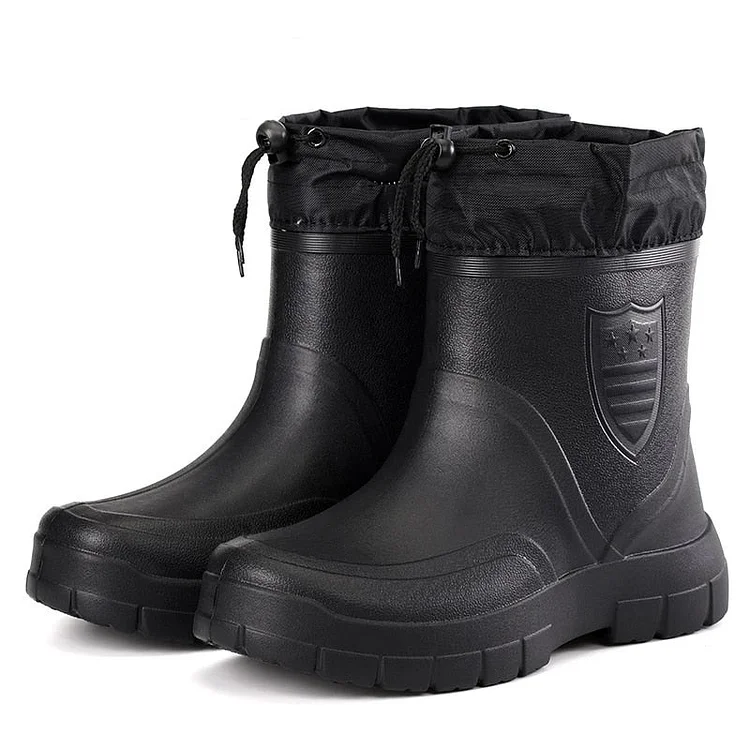 Men Snow Boots Waterproof Warm Orthopedic Shoes Radinnoo.com
