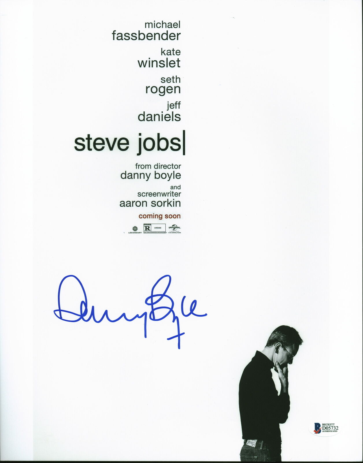 Danny Boyle Steve Jobs Authentic Signed 11x14 Photo Poster painting Autographed BAS #D05732