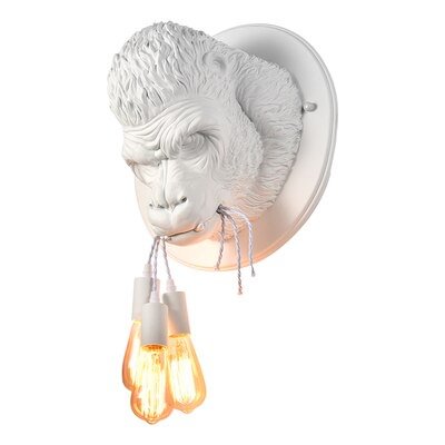 Modern LED Wall Lamp American Retro Resin Gorilla Wall Lights Bedroom Bedside Lamps Wall Sconce Lamp Home Decor Light Fixtures