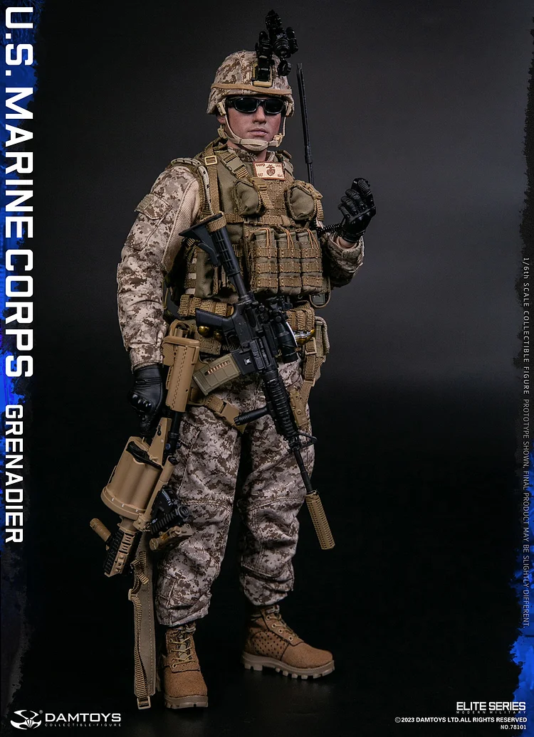 PRE-ORDER DAMTOYS - U.S. Marine Corps Grenadier (78101) 1/6 Action Figure-