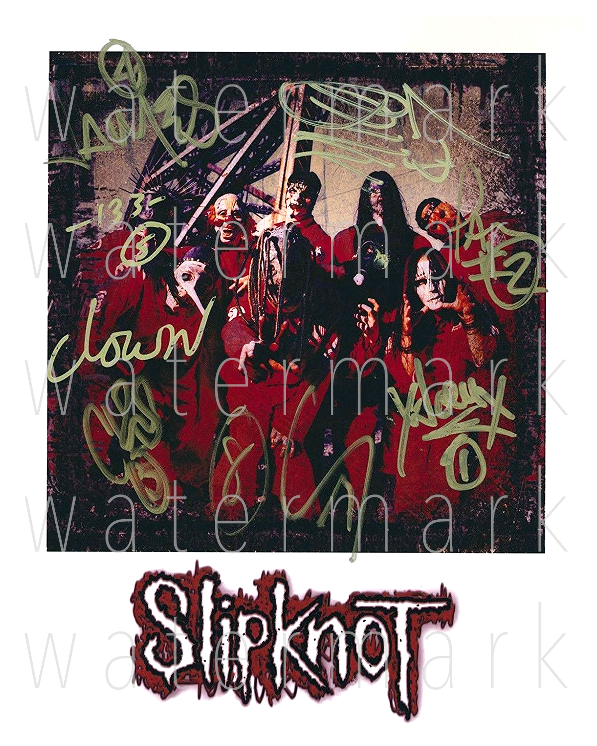 Slipknot Corey Taylor signed 8X10 inch print Photo Poster painting picture poster autograph RP