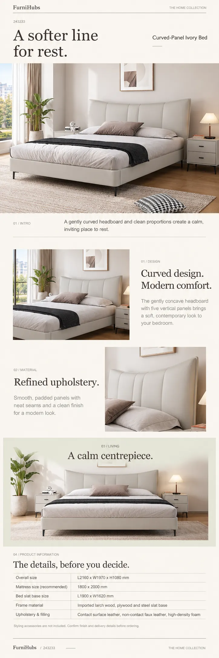 Upholstered Bed 243233
