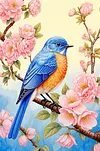 Luxury AB Velvet Diamond Painting Kit - Bird