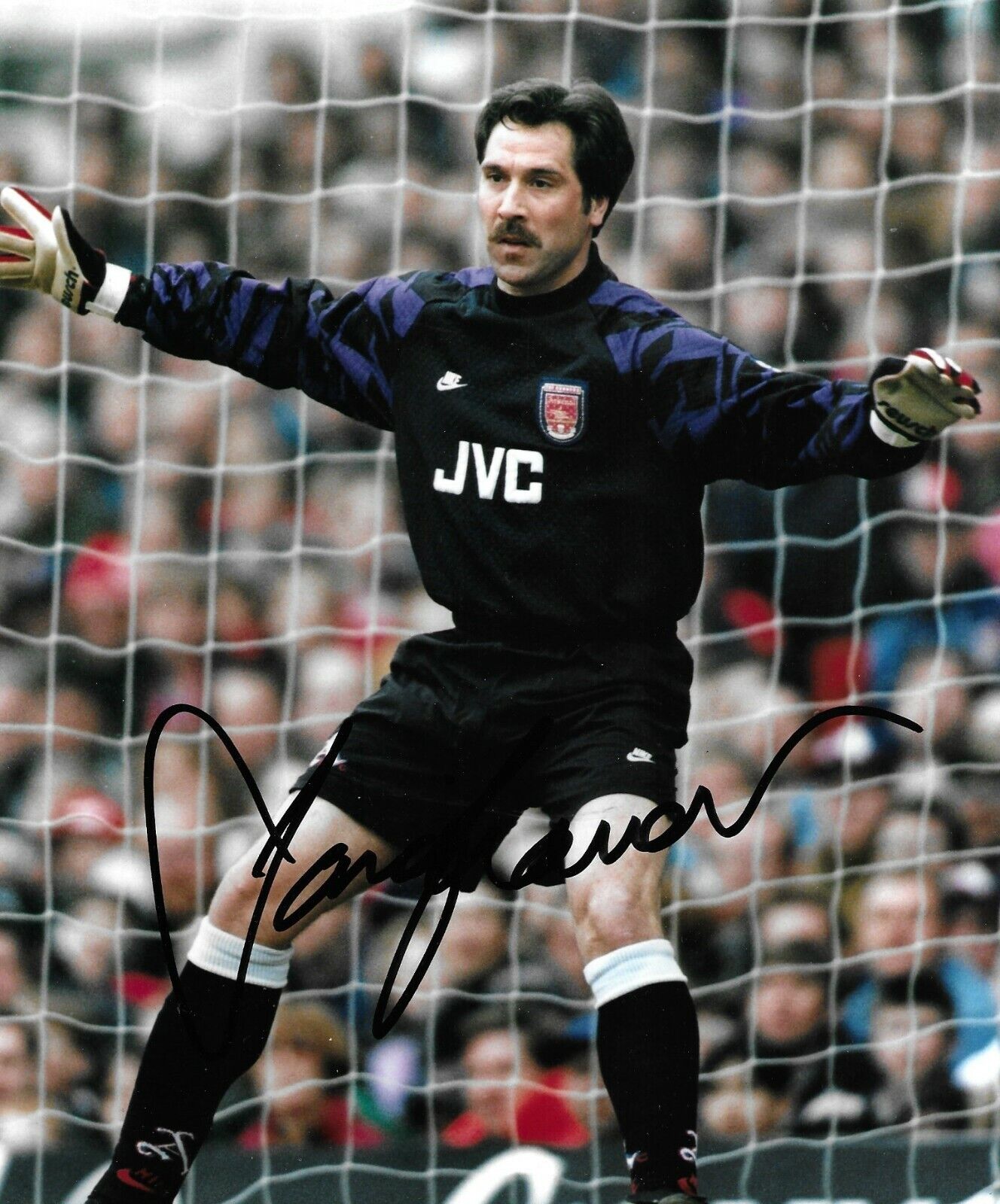 David Seaman Signed 10x8 Photo Poster painting AFTAL