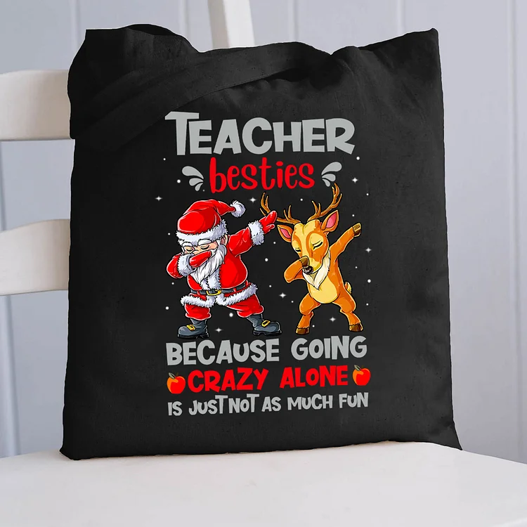 Pupiloves  Teacher Besties Tote Bag