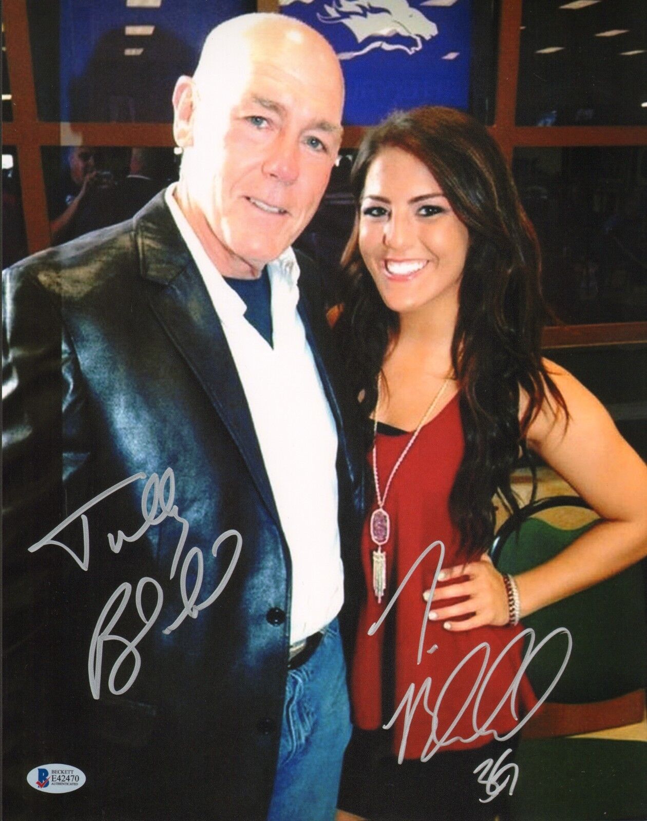 Tully & Tessa Blanchard Signed 11x14 Photo Poster painting BAS COA AEW WWE Impact Wrestling WOW