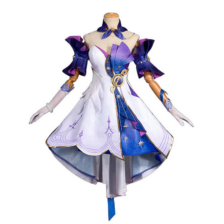 Game Honkai: Star Rail Robin White Dress Outfits Cosplay Costume Halloween Carnival Suit