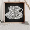 DIY Pearl Painting Cup for Home Wall Decor(25x25cm)