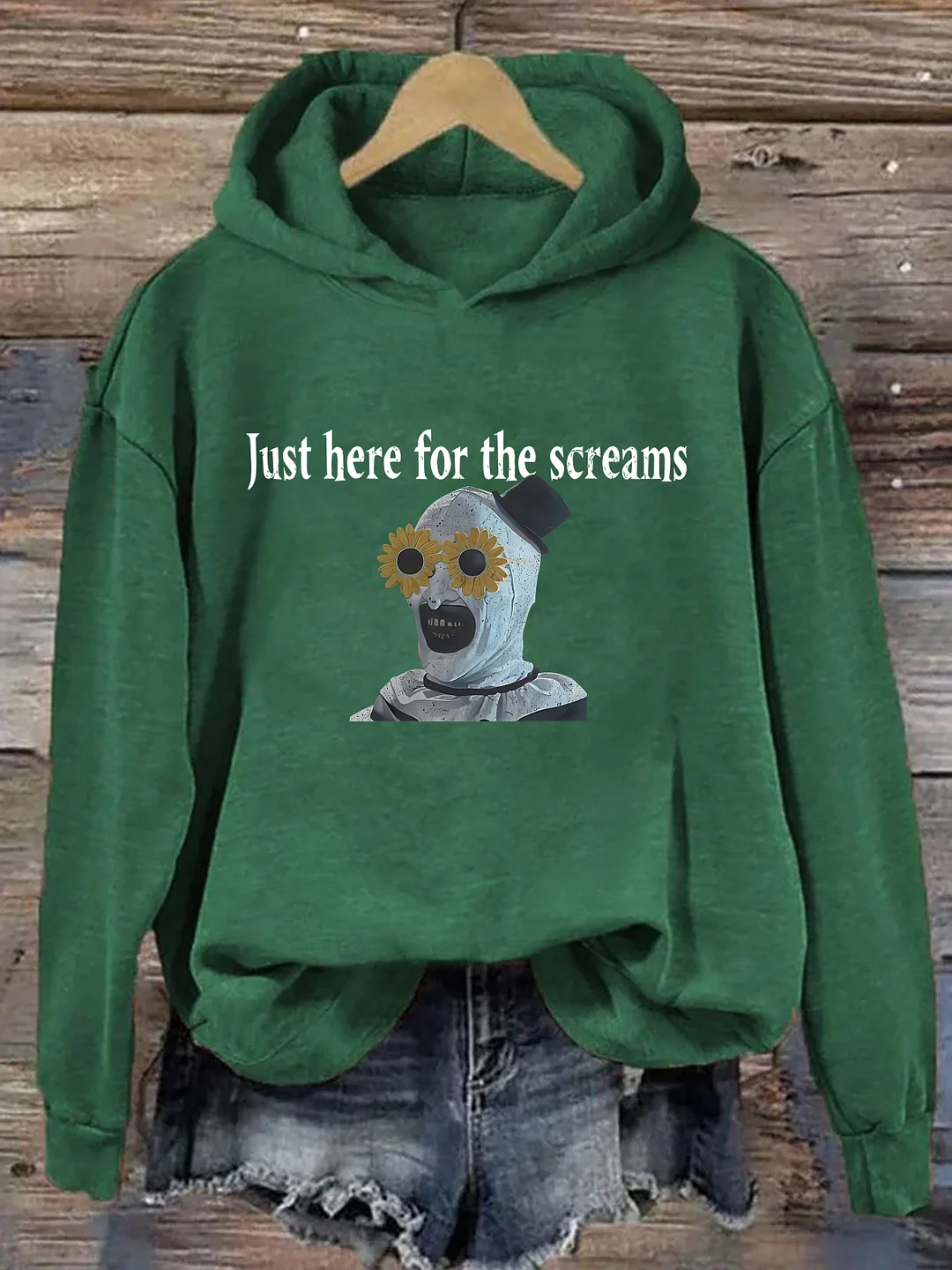 Just Here For The Screams Hoodie