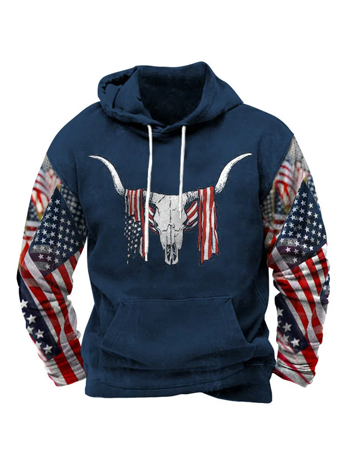 3D Animal Pattern Men's Sports Hoodie