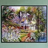 Garden House - 11CT Stamped Cross Stitch - 40*50cm