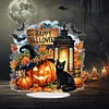 Acrylic Halloween Diamond Painting Desktop Ornaments Kit Home Bedroom Decoration
