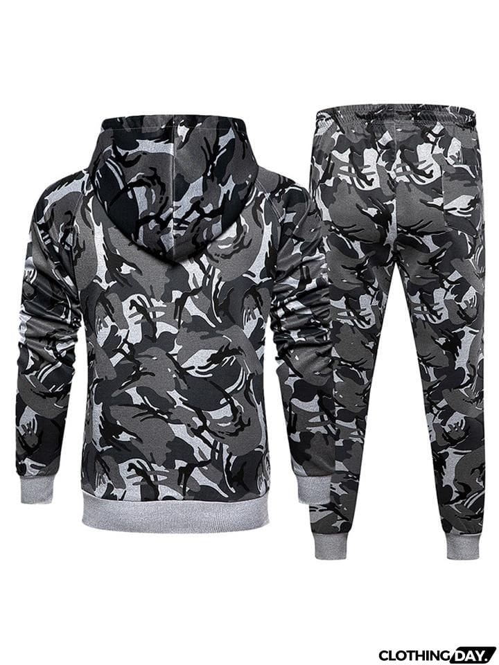 Men's Cool Street Fashion Camouflage Tracksuits