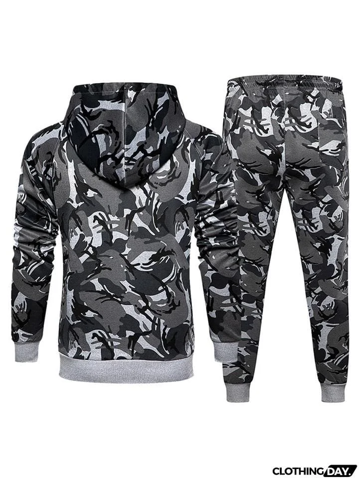 Men's Cool Street Fashion Camouflage Tracksuits