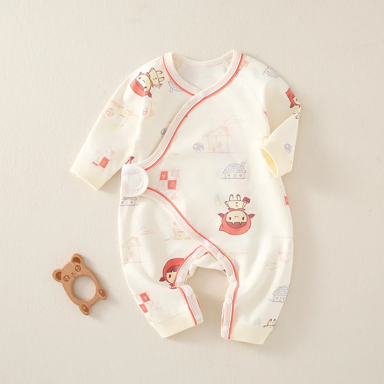 New Born Baby Onepiece Organic Cotton Girl Sleepsuit