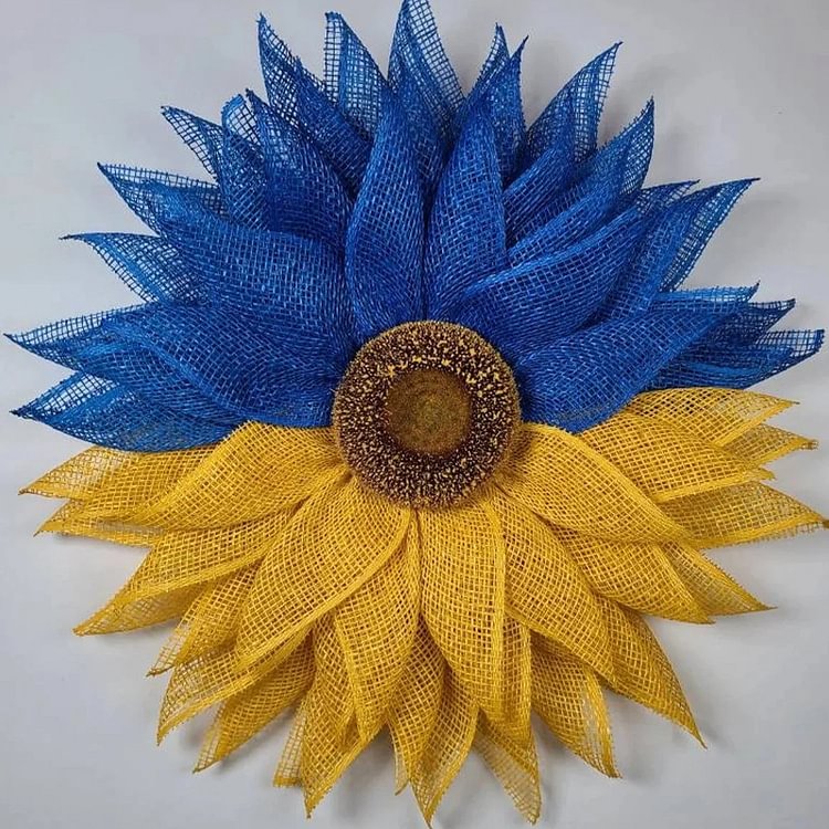 🇺🇦💙Ukraine Sunflower Wreath