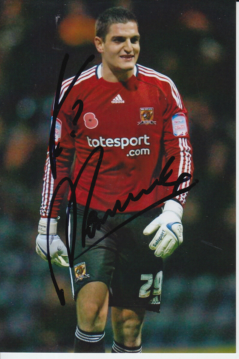 HULL CITY HAND SIGNED VITO MANNONE 6X4 Photo Poster painting 1.