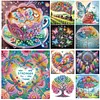 Abstract Special Shaped 5D DIY Partial Drill Diamonds Dots Gem Art Kits for Adults Beginners Home Decor Diamonds Paintings Gem Art 11.81 X11.81inch