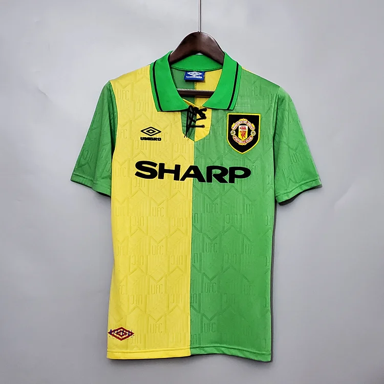 Manchester United Retro Away Shirt Kit 1992-1994
