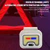 LED Clip On Running Lights with 4 Light Modes for Running Camping Hiking Cycling