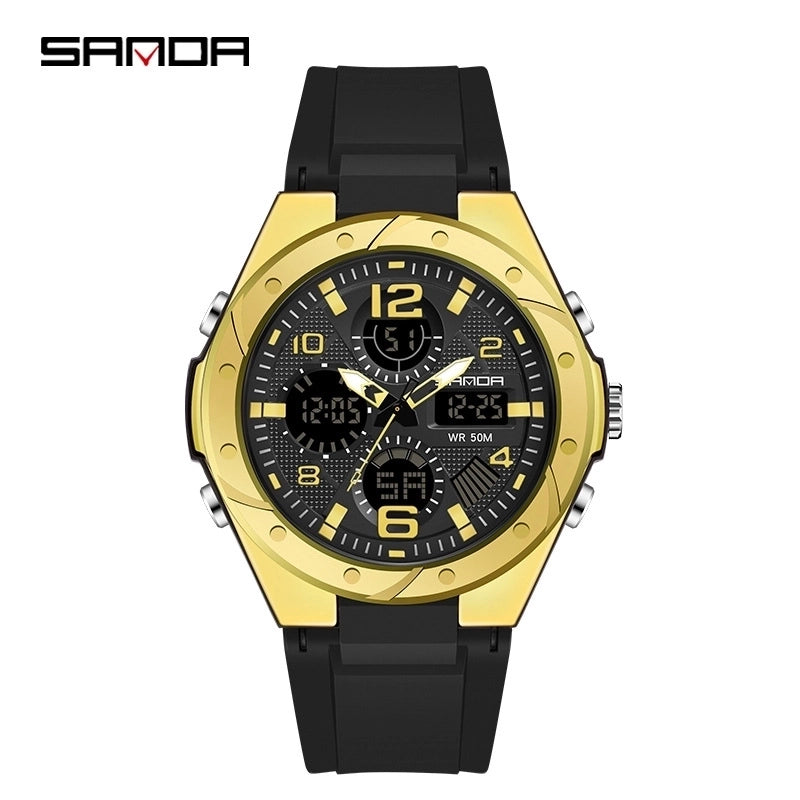 Modern Style Solid Color Electronic Men’s Watches