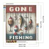 Diamond Painting-DIY Full Round Drill Fishing（40*35 CM）
