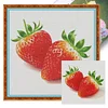 Strawberry-14CT Stamped Cross Stitch Egyptian Cotton 50*50cm/19.69*19.69in