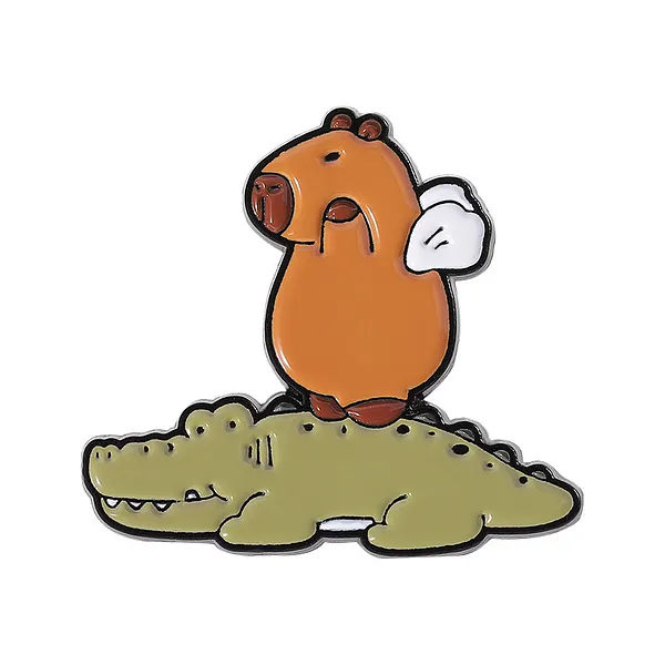 Foto del pin Amigo Capibara Croco