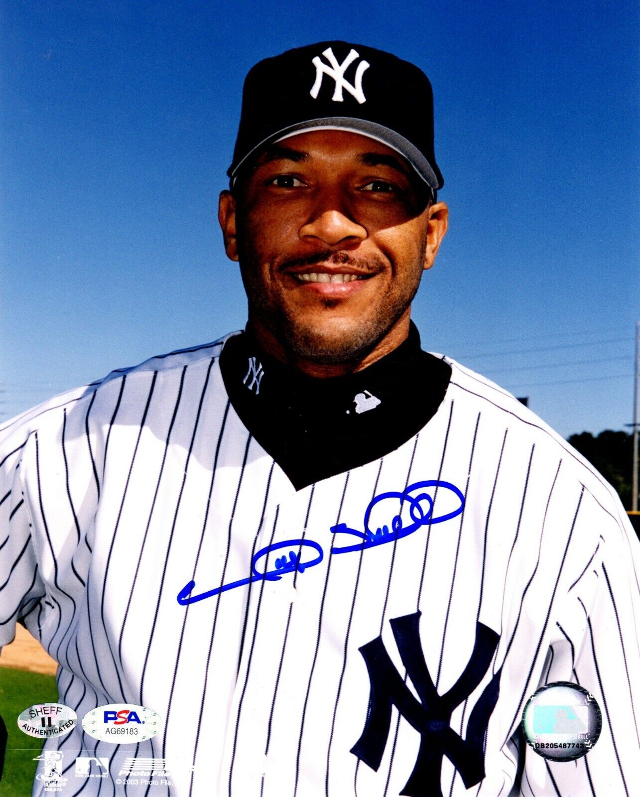 Gary Sheffield autographed signed 8x10 Photo Poster painting MLB New York Yankees PSA COA