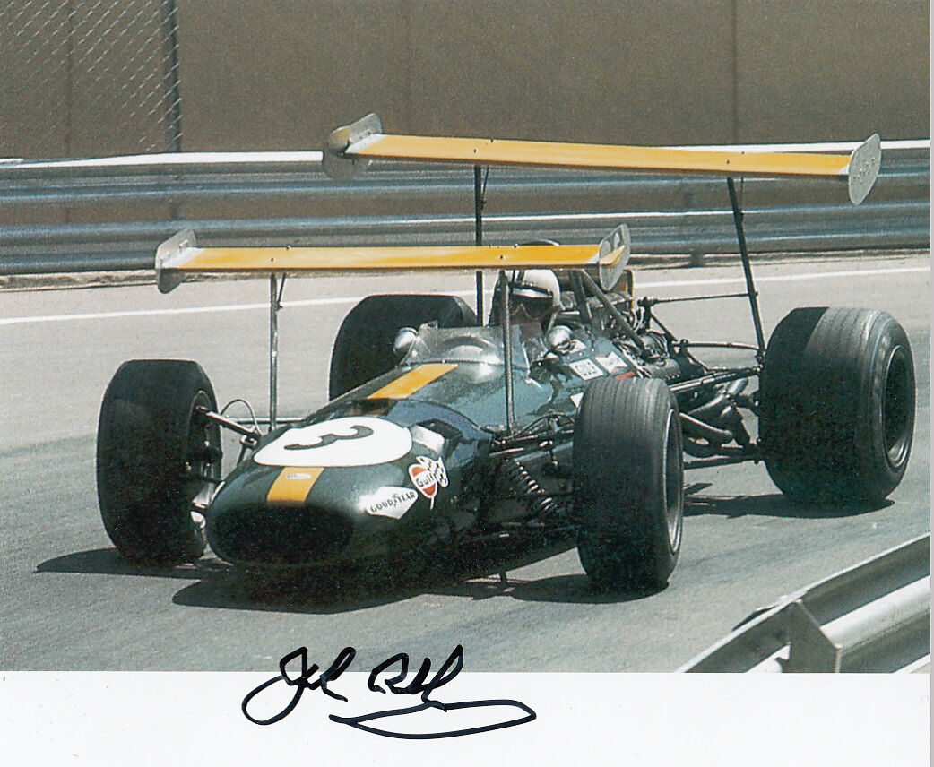 Jack Brabham Hand Signed Formula 1 7x6 Photo Poster painting 1