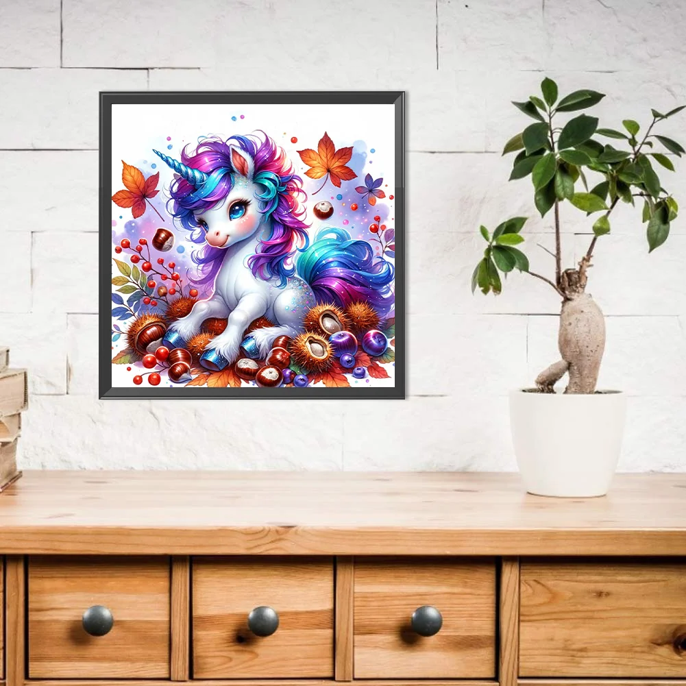 Diamond Painting - Full Round Drill - Unicorn(Canvas|40*40cm)