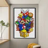 Super Mario-11CT Stamped Cross Stitch 40*60cm(Big Size)